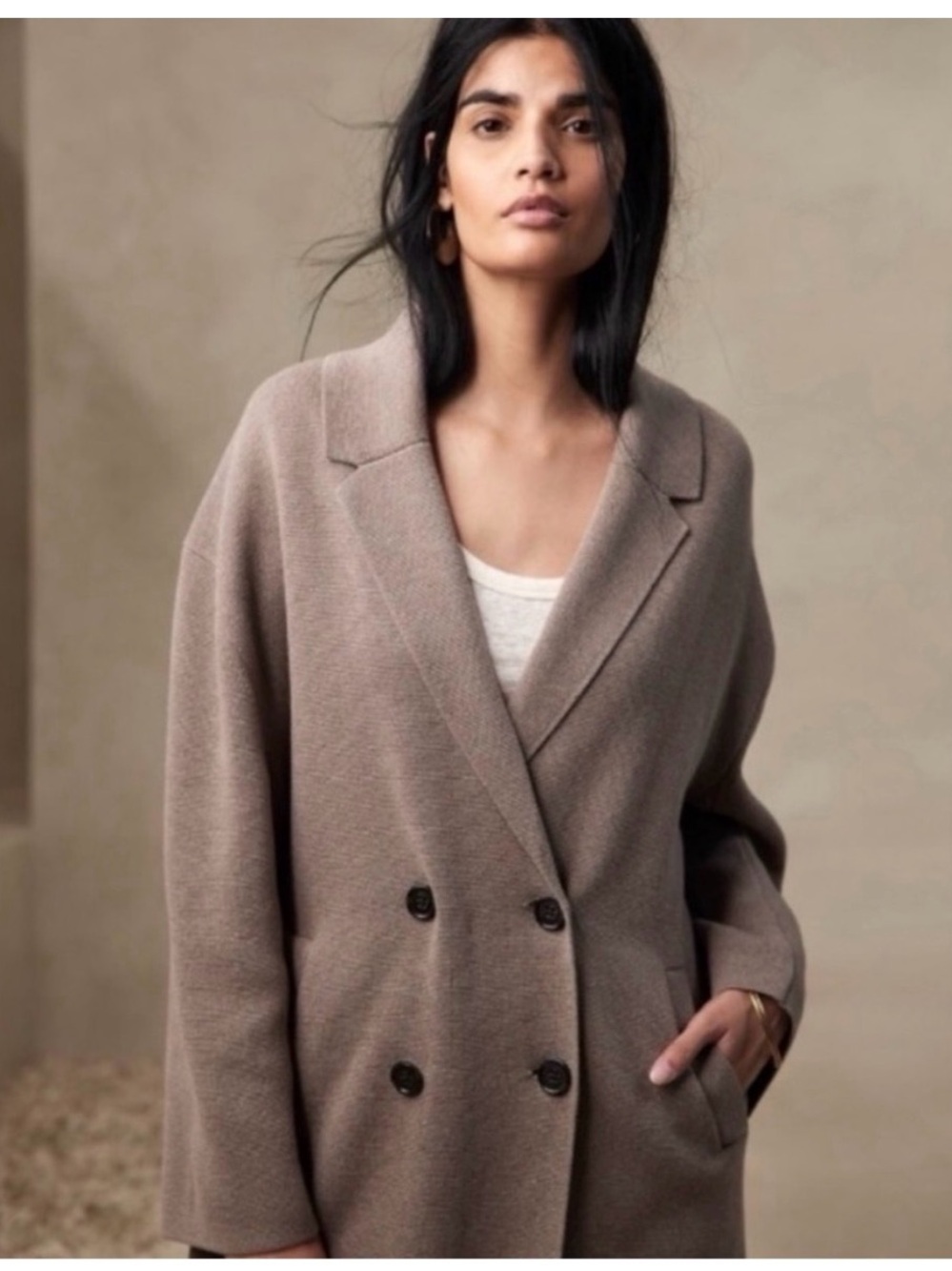 Banana Republic Mati Oversized Coat Cardigan